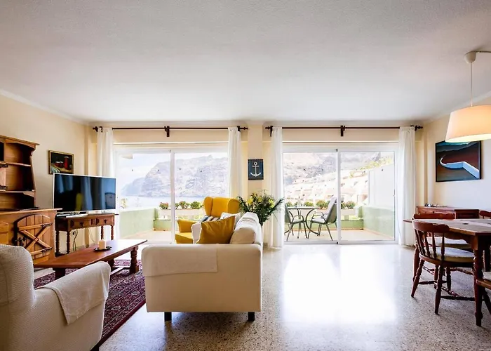 Stunning View 2 Bed Family Daire Acantilado de los Gigantes